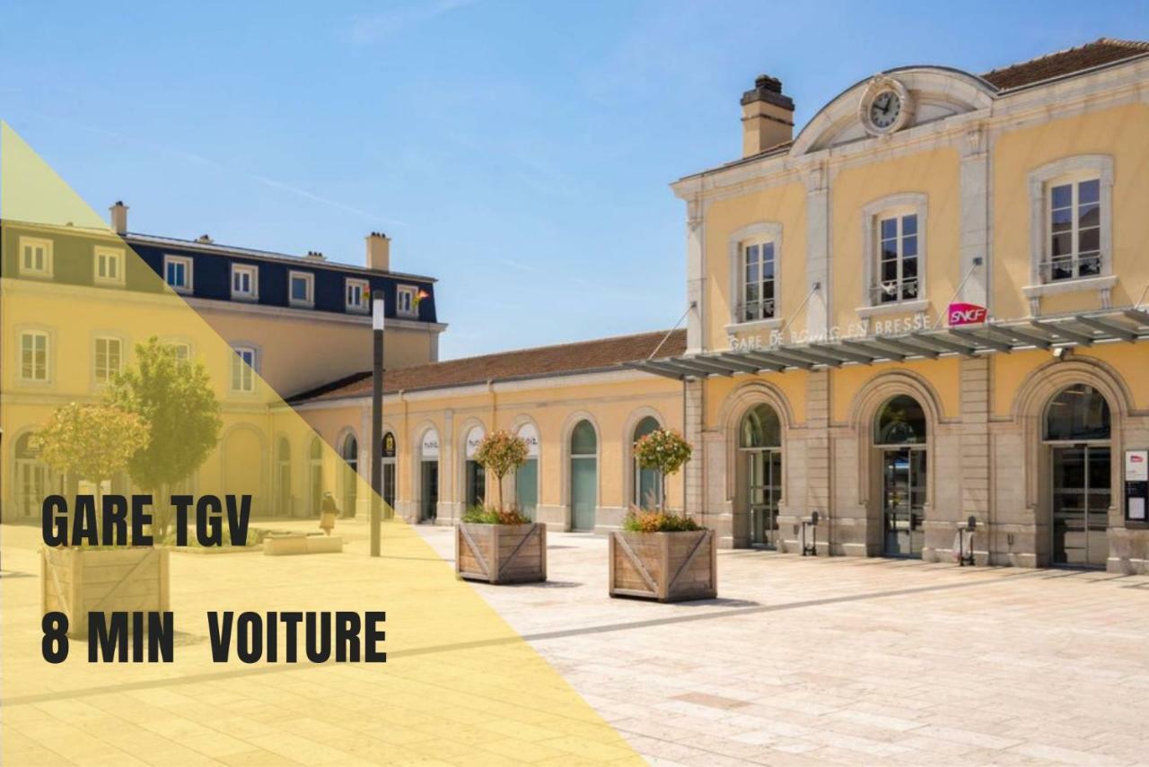 Legend- Parking Prive Gratuit- Terrasse Privee- Wifi - Convert - Alimentec Bourg-en-Bresse Exterior foto